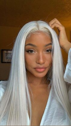 Baddie Hairstyles, Hair Inspo Color, Grunge Hair, Aesthetic Hair, White Hair, Gorgeous Hair, Pretty Hairstyles, Hair Looks, Human Hair Wigs