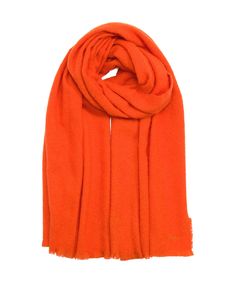 Buzzy Boucle Scarf in color Pumpkin Soft Knit Wool Scarves For Fall, Casual Orange Scarves For Fall, Casual Orange Scarf For Fall, Orange You Glad, Pink Pumpkins, Plain Color, Fall Accessories, Plaid Design, Winter Accessories