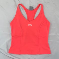 Like New, No Stains/Flaws Built In Bra Fits As S/M Nike Racerback Tops For Spring, Red Gym Tops For Spring, Tops Nike, Nike Pink, Nike Tops, Nike Women, Built In, Crop Top, Like New