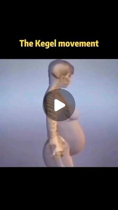 the kegel movement is shown in this animated video, which shows an image of a human