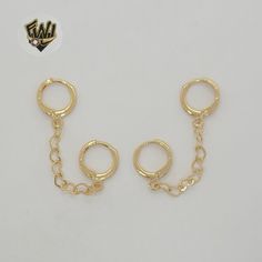 Description: -Heart Link Two Hole Earrings. -Material: 18k Gold Filled (BGF). -Size: 3mm(width) x 34mm(length). Second Hole Earrings, Gold Overlay, The Public, Laminate, Gold Filled, 18k Gold, Gold Necklace, Fashion Jewelry, Stainless Steel