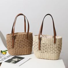 SAFE & SECURE SHOPPING 100% SATISFACTION GUARANTEED FAST SHIPPING Store Categories Store Categories Fashion Straw Shoulder Bag Women Woven Handbag Beach Summer Tote for Travel~ Product Description Fashion Straw Shoulder Bag Women Woven Handbag Beach Summer Tote for Travel~ Summer Women Straw Handbag Hand Woven Shoulder Bag Female Beach Vacation Travel Hollow Tote Feature: Hand woven straw bag. Hollow design, for Summer, beach. Large capacity. Specification: Main material: straw weaving Gender: women Shoulder straps number: none Usage: handbag, shoulder bag Pattern: plain Occasion: daily, leisure, shopping, travel, beach vacation Shoulder straps are not adjustable About Us Payment Shipping Terms Returns Contact Us Feedback About Us Our working time: Hong Kong time: Monday to Friday 9:00 am Practical Crochet, Women Boho Style, Braided Bag, Shopping Tote Bags, Straw Weaving, Boho Handbags, Straw Beach Bag, Small Shoulder Bags, Summer Handbags