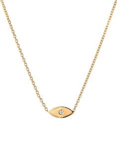 Shop and customize you fine personalized jewelry, from initials, to monogram, nameplates, and much more, all handcrafted in Los Angeles Elegant 14k Gold Evil Eye Necklace, Elegant 14k Gold Evil Eye Charm Necklace, Elegant Yellow Gold Necklace With Evil Eye, Elegant Evil Eye Charm Necklace, Elegant Pendant Charm Necklace With Diamond Eyes, Elegant Everyday Necklace With Evil Eye, Elegant Everyday Evil Eye Necklace, Minimalist Yellow Gold Jewelry With Diamond Eyes, Diamond Evil Eye