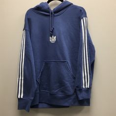 Nwt Perfect Condition Never Worn. Adidas Originals Oversized Hoodie. Pictures Don't Do It Justice. Gorgeous Color Blue. One Size Fits All. Hoodie Pictures, Adidas White Hoodie, Adidas Jumpsuit, Adidas Cropped Hoodie, Running Hoodie, Retro Streetwear, Adidas Originals Women, Adidas Hoodie, Striped Hoodie