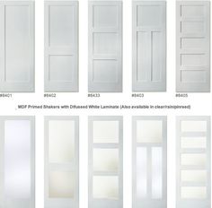 the different types of doors and windows