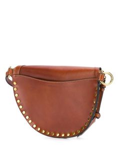 Shop Isabel Marant Skano belt bag with Express Delivery - FARFETCH Brown Clutch, Leather Belt Bag, Type One, Bottega Veneta Shoulder Bag, Louis Vuitton Shoulder Bag, Adjustable Belt, Isabel Marant, Belt Bag, Saddle Bags