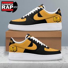 Wu-Tang Clan Rap Hiphop Air Force 1 Sneaker Shoes Step into the world of hip-hop culture with the Wu-Tang Clan Rap Hiphop Air Force 1 Sneaker Shoes, a stunning collaboration that combines iconic style with the undeniable influence of one of music’s most legendary groups. These sneakers honor the artistic legacy of the Wu-Tang Clan, making them a must-have for any fan and sneakerhead alike. The Wu-Tang Clan, originating from New York, has been a powerful force in the rap genre since their d Nike Air Force 1 Synthetic Lace-up With Rubber Sole, Custom Low-top Sneakers With Rubber Sole For Streetwear, Custom Lace-up Synthetic Sneakers For Streetwear, Fade-resistant Custom Sneakers For Light Sports, Nike Air Force 1 Low-top Sports, Breathable Synthetic Lace-up Nike Air Force 1, Nike Air Force 1 With Rubber Sole For Streetwear, Nike Air Force 1 Urban Streetwear With Rubber Sole, Nike Air Force 1 Low-top Synthetic