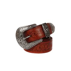 Add a touch of the Wild West to your outfit with our Osyka leather belt. Inspired by the vast expanses and adventurous spirit of nature, it blends classic aesthetics with a contemporary design. Its embossed leather in warm tones and floral buckle capture the essence of the great plains. Look Western, Western Leather Belt, Gothic Floral, Belt For Men, Belt For Women, Corset Belt, Designer Belts, Western Leather, Feather Necklaces