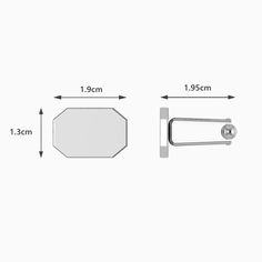 an image of the measurements for a door handle