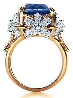 Tiffany & Co Schlumberger. Ring with tanzanite and diamonds Arrow Ring, Tiffany Jewelry, Breakfast At Tiffanys, Tiffany And Co, Fabulous Jewelry, Flower Ring, Tiffany & Co.