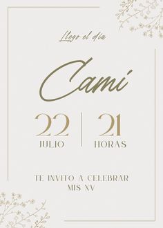 an elegant save the date card with flowers