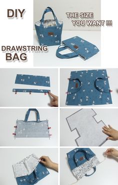 the instructions for how to make a handbag