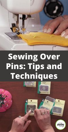 sewing tips and techniques for beginners to learn how to sew with the sewing machine