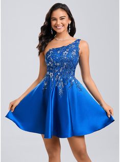 JJ's House Appliques Lace Sequins Satin One Shoulder Fall Spring Summer A-line General Plus Back Zip Sparkle & Shine Other Colors Height:5.8ft（176cm） Bust:32in（82cm）Waist:24in（61cm）Hips:35in（89cm） No Short Strapless Homecoming Dress. #JJ's House #AppliquesLace #Sequins #Satin #OneShoulder #Fall #Spring #Summer #Aline #General #Plus #BackZip #Sparkle&Shine #OtherColors #No #Short #Strapless #HomecomingDress Dama Dresses For Quince, Strapless Homecoming Dress, One Shoulder Homecoming Dress, Strapless Homecoming Dresses, Dama Dresses, Short Satin, Tulle Homecoming Dress, Satin Homecoming Dress, Dress With Sequins