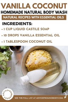 10 3-Ingredient DIY Body Washes For Luxurious Self-Care Body Wash With Castile Soap, Bath Products Diy, Castile Soap Recipes, Natural Body Soap