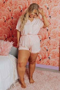 - Cuddle into the covers in these cozy pajama shorts! - Lightweight, soft and unlined material with white accents - An elastic waistband with drawstring tied front - A relaxed silhouette that ends in straight upper-thigh length hemlines Cozy Pajamas, Impressions Online Boutique, White Accents, Pajama Shorts, Hip Length, Night Gown, Online Boutique, Floral Tops, Pajamas