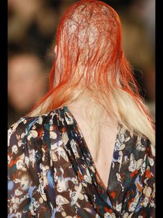 Hair Arrange, Detail Photos, New Paris, John Galliano, Vogue Paris, Fall 2016