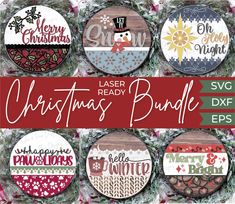 christmas bundle svg cut files