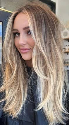 Creamy Blonde Balayage, Blonde Balayage Hair, Hair Blond, Crop Hair, Creamy Blonde, Dark Blonde Hair