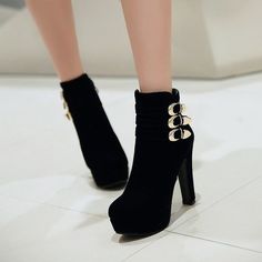 In stock and ready to ship within 24 hours.This is a high quality item. It will be packaged well and ship to you safe and fast.✨ Product Description:Material: SuedePlatform:about 3.5cmHeel height:about 12cm♥ Buying 2 or more items automatically saves you money on shipping fees. We p Luxury Boots With Red Sole, Closed Toe, Luxury Red Ankle Boot Heels, Luxury Red Closed Toe Boots, Luxury High-top Boots With Red Sole, High Heels Ankle Boots, Shoe Ideas, Suede High Heels, Christmas Leggings, Platform Heels Chunky