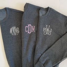 There is a reason these are one of our best selling products, they are so cute and comfy! You will not want to take off our crewneck sweatshirts and will want one for every day of the week! PRODUCT DETAILS: Adult Unisex Sizes - 8 oz., pre-shrunk 50/50 cotton/polyester NuBlend® pill-resistant fleece High stitch density for a smooth printing canvas Seamless body with set-in sleeves 1x1 ribbed collar, cuffs and waistband with spandex Double-needle stitched collar, armholes, and waistband Concealed Heather Crew Neck Sweatshirt For Loungewear, Cozy Heather Grey Crew Neck Sweatshirt, Heather Grey Crew Sweatshirt For Loungewear, Heather Grey Crew Neck Sweatshirt For Loungewear, Cozy Gray Sweatshirt With Letter Print, Heather Grey Crew Neck Sweats For Loungewear, Cozy Heather Cotton Sweatshirt, Heather Crew Neck Sweatshirt With Ribbed Cuffs, Gray Crew Neck Sweatshirt For Loungewear