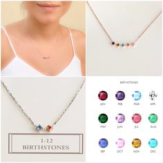 "14k solid gold necklace, personalized birthstone necklace for mom or grandma. Birthstone jewelry can be designed with 1 to 12 birthstones. A lovely mothers necklace as a mother gift. A lifetime jewelry because it is 14k solid gold. ➤ PRODUCT FEATURES; ✔ Made to Order ✔ Gold Kt: 925k Sterling Silver, 14k White Gold, 14K Yellow Gold, 14k ✔ Gold Color Options: Rose Gold, Yellow Gold, White Gold ✔ Ready to Ship in 3-5 Business Days ➤PERSONALIZATION ✔Please select your desired material and birthston Birthstone Jewelry Grandma, Birthstone Necklace Mothers, Custom Engraved Necklace, Mother Necklace Personalized, Family Birthstone Necklace, Hexagon Necklace, Necklace For Mom, Necklace Birthstone, Solid Gold Necklace