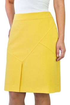 Mode Edgy, Line Ideas, Yellow Skirt, Beautiful Skirts, Cute Skirts