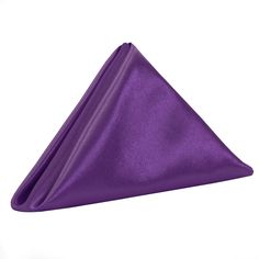 20 inch Satin Cloth Napkins Purple (Pack of 10) - Bridal Tablecloth Banquet Reception, Purple Table Settings, Purple Tablecloth, Style Palette, Wedding Reception Napkins, Linen Tablecloths, Purple Table, Wedding Tablecloths, Elegant Wedding Reception