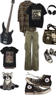 Outfit Ideas With Khaki Cargo Pants, Masc Outfits Goblincore, Grunge Gifts Ideas, Gremlincore Outfits Masc, Masculine Goblincore Outfits, Fairy Grunge Shoes Masc, Forest Grunge Outfit Masc, Grunge Outfit Ideas, Grunge Fits