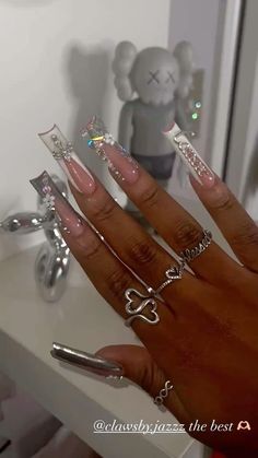 Long Acrylic Nail Designs, Long Acrylic Nails Coffin, Acrylic Nails Coffin Pink, Long Square Acrylic Nails