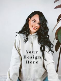 This listing is for a Gildan 18500 Sand Hoodie Mockup. Important Details - This listing is for a Gildan Sand 18500 Mockup - Size: 2316 × 3088 - Graphics used in examples do not come with the download - Resolution 300DPI - You will receive a high resolution digital image free of watermarks and branding - Model is wearing an XL We here at Bloom Co Mockups make selling your designs as easy as possible. Our goal is to help you sell your print on demand designs using the best mockups.  Model wears 1X Cream Hoodie Sweatshirt For Winter, Cream Crew Neck Hoodie For Fall, Winter Hoodie Sweatshirt With Branding, Cream Fleece Hoodie With Crew Neck, Cream Winter Hoodie Sweatshirt, Beige Hoodie Sweater With Drawstring, Cream Hoodie Sweatshirt With Drawstring Hood, Cream Hoodie Sweatshirt With Adjustable Hood, Cream Fleece Hoodie Sweatshirt