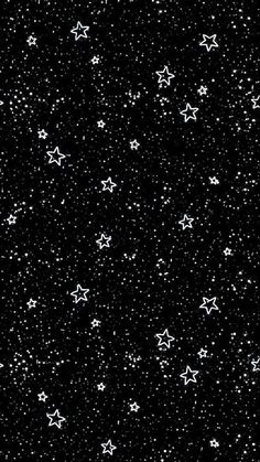 the stars are all over the black sky, and it looks like they're falling