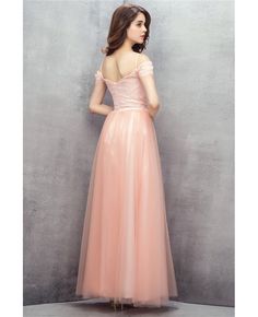 Shop cheap price off shoulder long tulle pink party dress online. Custom-made any size or color. Pro since 2009. Pink Tulle Evening Dress For Prom, Floor-length Pink Bridesmaid Dress For Party, Pink Tulle Evening Dress For Prom Season, Summer Formal Tulle Bridesmaid Dress, Pink Bridesmaid Dress For Prom Season, Off-shoulder Tulle Gown For Formal Occasions, Pink Off-shoulder Party Gown, Pink Tulle Bridesmaid Dress For Banquet, Elegant Pink Tulle Bridesmaid Dress