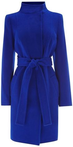 - Coast Dress, Karen Millen Dress, Chique Outfits, Blue Coat, Blue Coats, Karen Millen, Look Fashion, Blue Fashion, Diy Garden