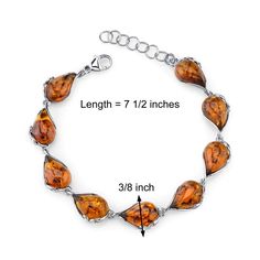 Are you ready to turn heads? Complete your outfit with a burst of from this Baltic Amber Bracelet set in Sterling Silver. Style SB4392 Jewelry Questions, Blue Topaz Bracelet, Amber Gemstone, Cognac Color, Classic Bracelets, Amber Bracelet, Garnet Jewelry, Round Stud Earrings, Bracelet Sterling Silver