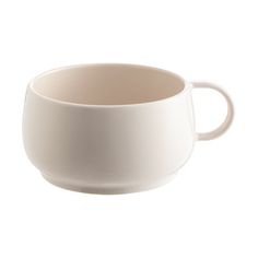 a white coffee cup on a white background