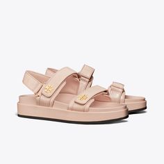 Low Sandals, Nice Sandals, Sporty Sandal, Miller Sandal, Tory Burch Kira, Shell Pink, Low Heel Sandals, Kitten Heel Pumps, Sport Sandals