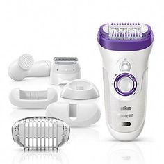 Amazon.com: Braun Epilator Silk-epil 9 9-579, Facial Hair Removal for Women, Facial Cleansing Brush, Womens Shaver, Wet & Dry, Cordless and 7 extras Best Epilator, Braun Silk Epil 9, Braun Epilator, Best Hair Removal, Hair Removal Products, Best Electric Shaver, At Home Hair Removal, Hair Removal Methods