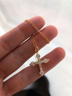 Rhinestone Cross Necklace Bohemian Gold Cross Pendant Jewelry, Spiritual Gold Crystal Necklaces For Layering, Necklaces Stacked, Stacking Necklaces, Necklace Stacking, Necklaces Boho, Jewelry Layering, State Necklace, Number Necklace