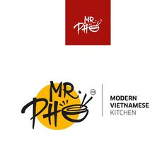 the logo for mr pho's modern vietnamese kitchen