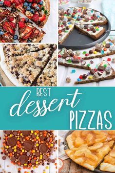 Dessert Pizzas Recipes You Will Want To Try Dessert Pizza Toppings, Sugar Cookie Dessert Pizza, Homemade Dessert Pizza, Outdoor Pizza Oven Recipes, Easy Dessert Pizza, Cookie Pizza Recipe, Unique Pizza Recipes, Sugar Cookie Pizza, Dessert Pizzas