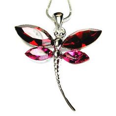 Want a personalized gift? -Add a Swarovski Crystal Birthstone charm here: https://www.etsy.com/listing/577441131PERFECT CHRISTMAS GIFT FOR LADIES!!!You are getting a Swarovski Crystal Red DRAGONFLY Pendant come with a FREE 18" inches (45cm) silver finish SNAKE necklace with lobster clasp. DRAGONFLY size is 1 1/4"(3.18cm) wide X 1 1/4" (3.18cm) high.Crystal Color: Light Siam, Siam===================Prices are in US$.For shipping policies and other important information, click on “profile” on the Red Crystal Necklace For Anniversary, Red Birthstone Necklaces For Anniversary Gifts, Silver Jewelry For Christmas Anniversary Gift, Red Necklace For Christmas Anniversary, Elegant Red Jewelry For Personalized Gift, Red Jewelry For Anniversary Gift, 100 Birthday, 100 Birthday Gifts, Wedding Pendant