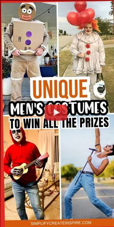 men's costumes to win all the prizes