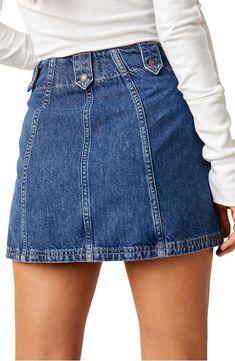 Mini Denim Skirt Outfit, Denim Skirt Outfit, Denim Miniskirt, Mini Denim Skirt, Bday Gift, Fashion Bottoms, Clothes Aesthetic, Style Upgrade, Skirt Outfit