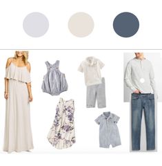 an image of clothes and clothing items in the same color scheme