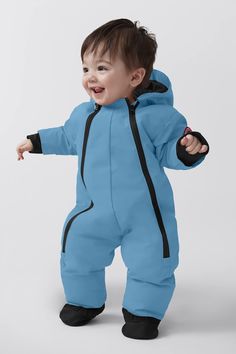 Bundle your little one in full-body warmth with cozy down coverage in winter conditions. Mini explorers stay protected on cold days with updated features like a fleece-lined back panel, removable hood fleece-lined skirt, and rib-knit cuffs reinforced with CORDURA®. Baby Lamb, Lined Skirt, Snow Suit, Knit Cuff, Cold Day, Canada Goose, Full Body, Little One, Rib Knit