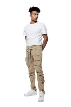 Printed Utility Windbreaker Joggers - Khaki – SMOKERISENY.COM White Casual Cargo Pants For Outdoor Activities, White Casual Cargo Pants For Outdoor, Casual White Cargo Pants For Outdoor Activities, Casual White Cargo Pants For Outdoor, Jean Top, Denim Branding, Denim Jacket Women, Color Khaki, Overall Shorts