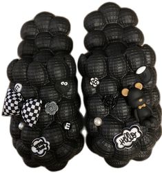 Trendy Synthetic Slide Clogs, Non Slip Shoes, Shoes Comfortable, Cute Charms, Slides Shoes, Shoe Charms, Trendy Shoes, Clogs, Bubbles