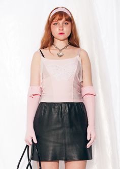 "Introducing our reworked Y2K vintage top, perfect for those who want to stay sustainable while looking like a fairy princess. This sleeveless pink nylon top is reworked with a vintage butterfly patch, making it the epitome of fairycore aesthetic. Our model, Klaudia is 169 cm / 65.9\" tall and she's a size S. Size: S / US 4 / UK 8 / IT 40 Measurements:  armpit to armpit (min): 42 cm / 16.4\" armpit to armpit (max): 46 cm / 17.9\" length: 32 cm / 12.5\" strap length: 24 cm / 9.4\" Care: Machine wash cold" Fitted Fairy Grunge Top For Alternative Fashion, Fitted Fairy Grunge Top, Fairy Grunge Tops For Spring Party, Fitted Pastel Goth Tops, Spring Fairy Grunge Party Tops, Fairycore Tops For Spring Party, Spring Fairycore Party Tops, Spring Party Fairycore Tops, Pink Fairycore Tops For Spring