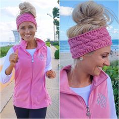 The December 2019 MonoBox featured our fabulous fleece vest and knit headband. Fits True to Size. Kaitlyn is Wearing a Small. Small: 0-2, Medium: 4-6, Large: 8-10, XL: 12-14, 2XL: 16-18 If you would like to order this without a monogram please check the "no monogram" box. Please make sure to enter the initials in the EXACT order that you would like them. Monograms are typically: First Name Initial, LAST Name Initial, Middle Name Initial. For example, Margaret Elizabeth Blake would be listed as M Monogrammed Vest, Fall Monograms, Monogram Box, Margaret Elizabeth, Personalized Clothing, Monogram Hats, Designer Headbands, Black Poncho, Grey Poncho